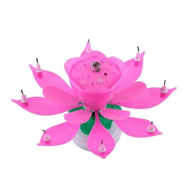 Musikljus - Magisk - Rosa - Dubbel lager - Musikalisk rotation - 14x6x6cm