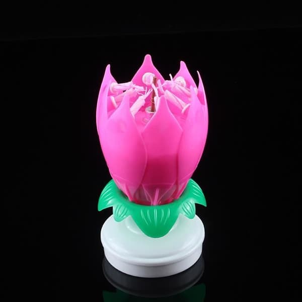 Musikljus - Magisk - Rosa - Dubbel lager - Musikalisk rotation - 14x6x6cm