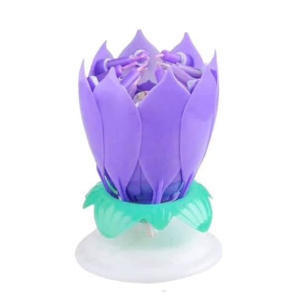 Musikljus - Modefest - Lotus - 14 delar - 11 cm - Flerfärgad