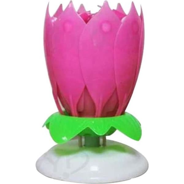 Musikljus - Modefest - Lotus - 14 delar - 11 cm - Flerfärgad