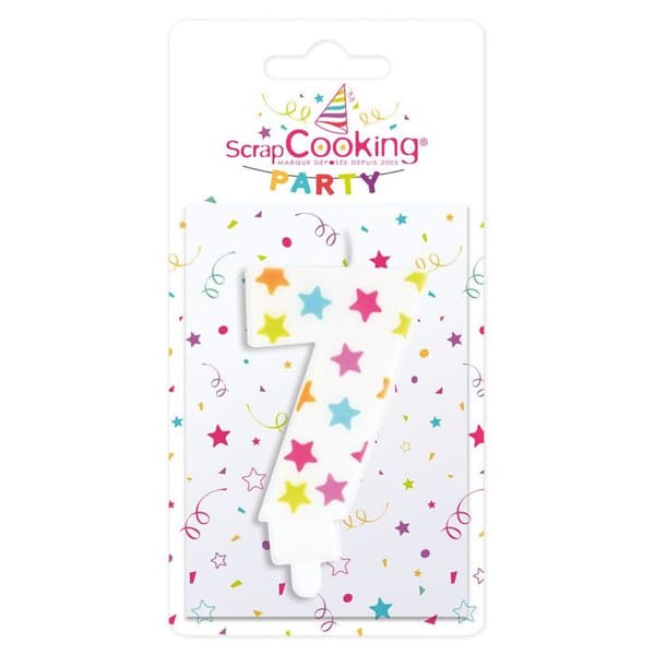 Ljus nummer 7 - Scrapcooking Party