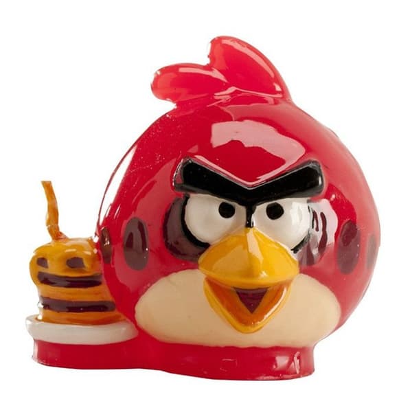 Ljus - Angry Birds - 6 cm - Dekora