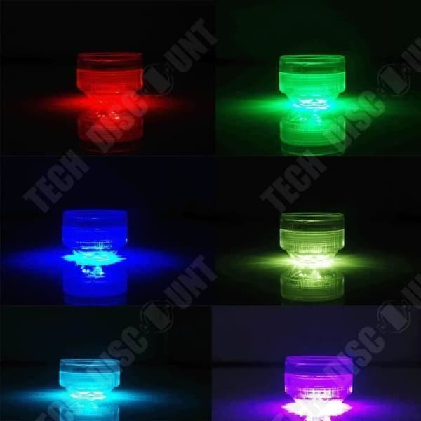 TD® Set med 12 fjärrkontroller LED-ljus dekoration flammegrå färg flerfärgad julfest dekoration inomhus vardagsrum
