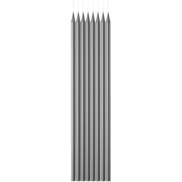 P'TIT Clown re22720 - Paket med 24 stora väggljus silver