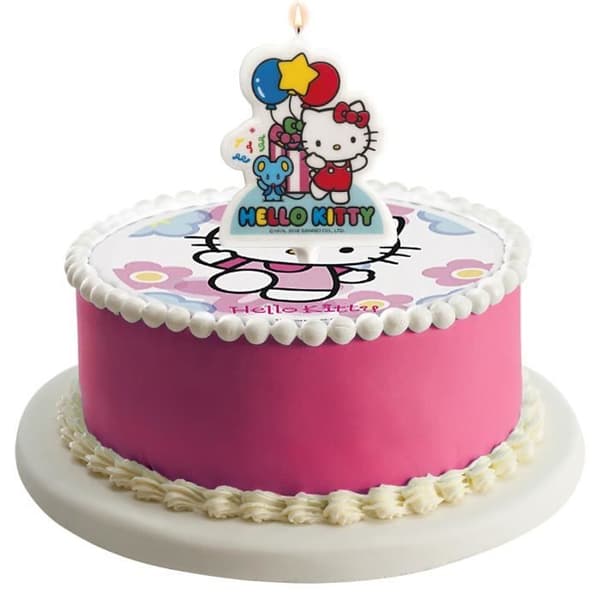 2D HELLO KITTY FÖDELSEDAGSljus