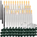 Miniatyrbillede 1 af 2: Flydende LED-lys, wand fjernbetjening, batteridrevet,36pc