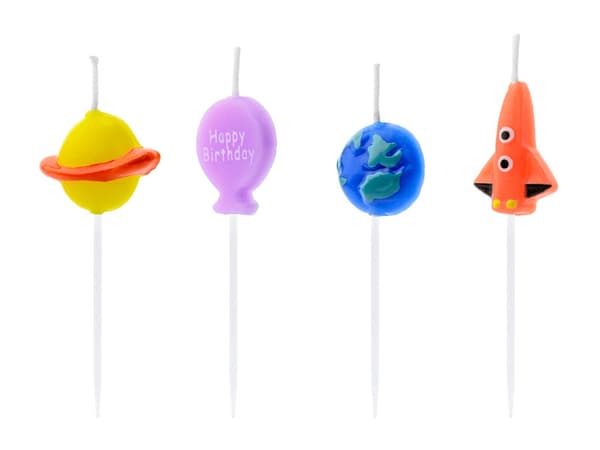 Kosmos födelsedagsljus, blandade, 2-3 cm (1 ask / 24 förpackningar) (1 förpackning / 4 st.)