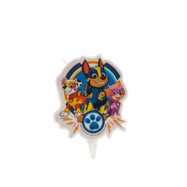 Ljus - Paw Patrol - 7,5 cm - Festdekoration - Födelsedag - Blandat