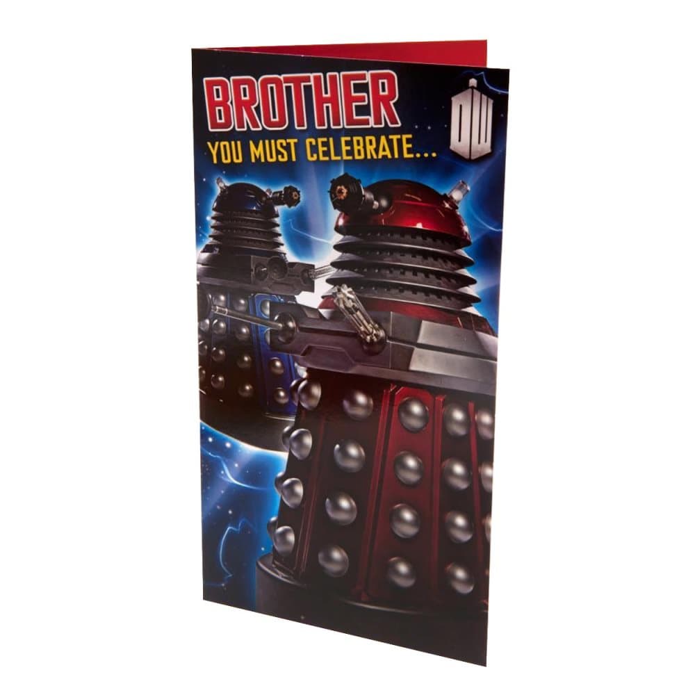 Doctor Who Brother Birthday Card