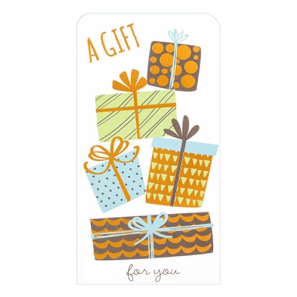SE Open Gifts pengepunge (pakke med 12) Orange 9.5cm x 18cm