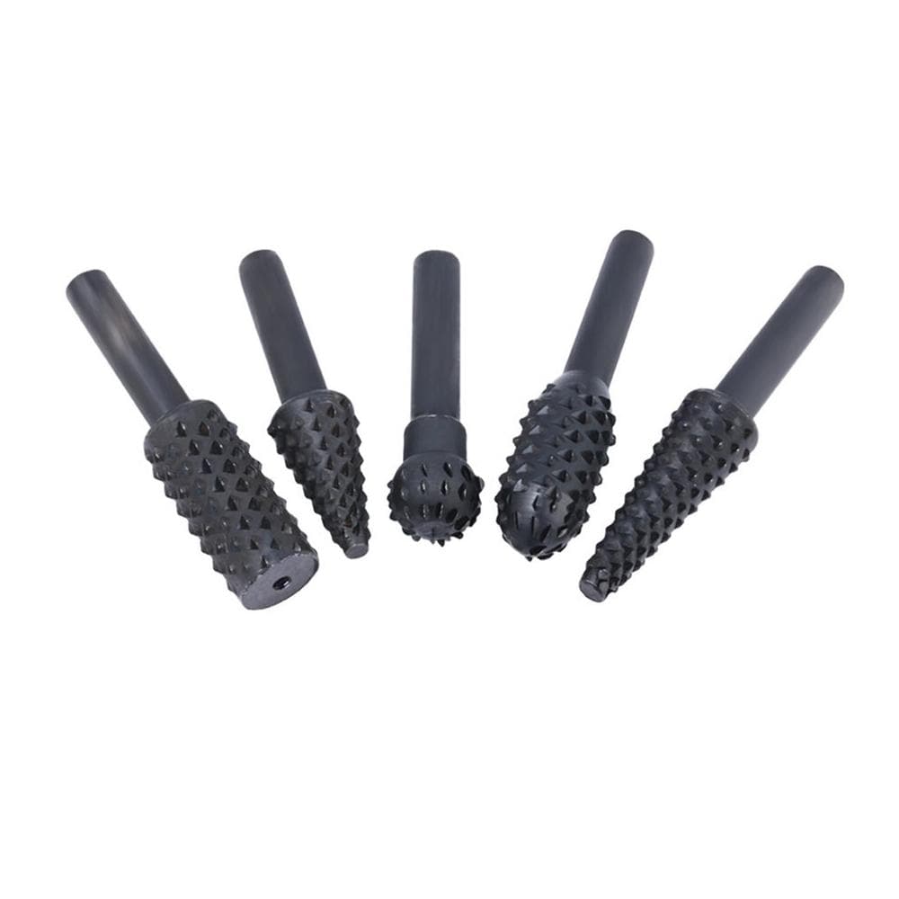 5x Raspar för Borrmaskiner - Svart