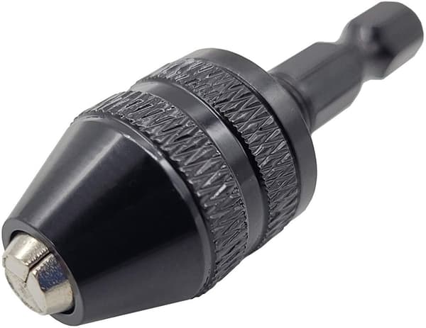 Snabbchuck med sexkantfäste 0.3-3MM,1/4"