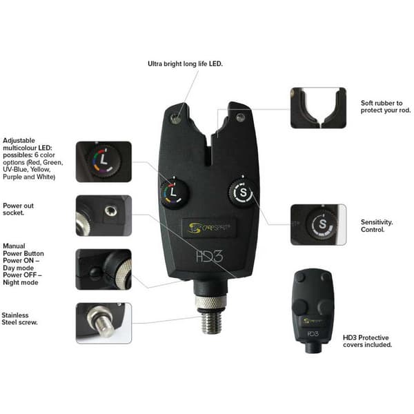 Carp Spirit Bid Alarm Hd3 Sort