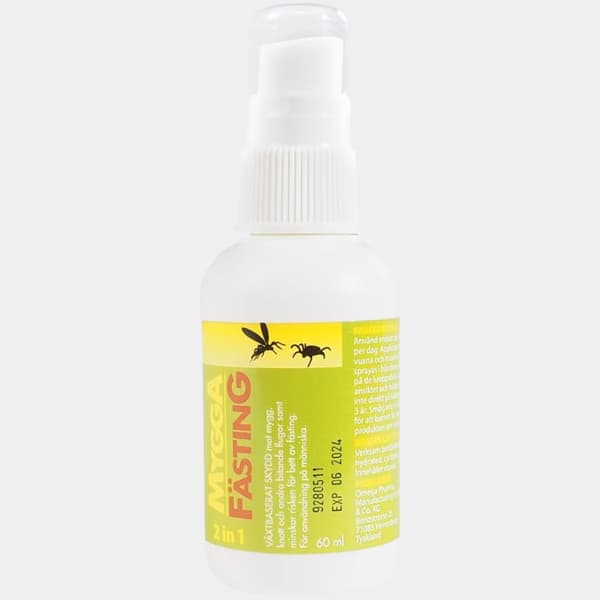 MYGGA FÄSTING 2in1 60 ML 3-PACK , myggmedel, fästingmedel
