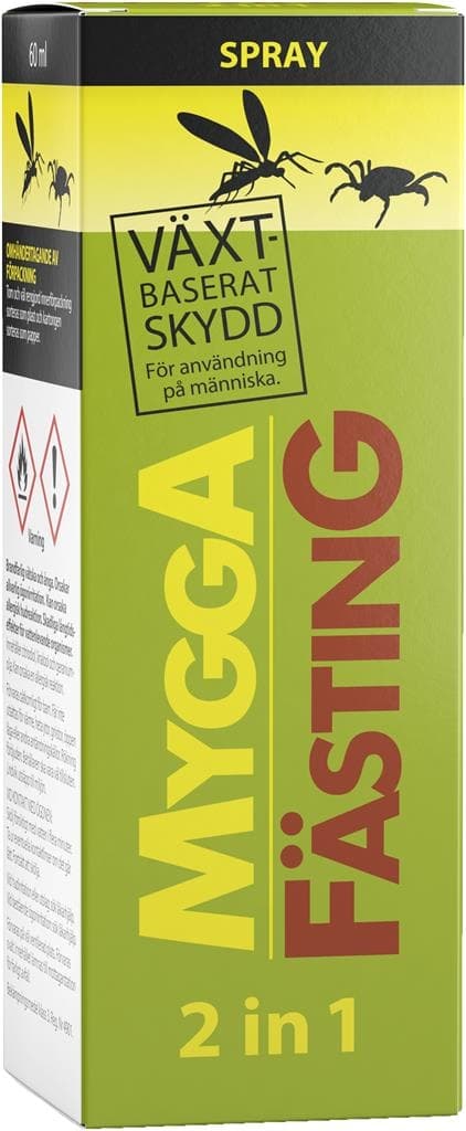 MYGGA FÄSTING 2in1 60 ML 3-PACK , myggmedel, fästingmedel