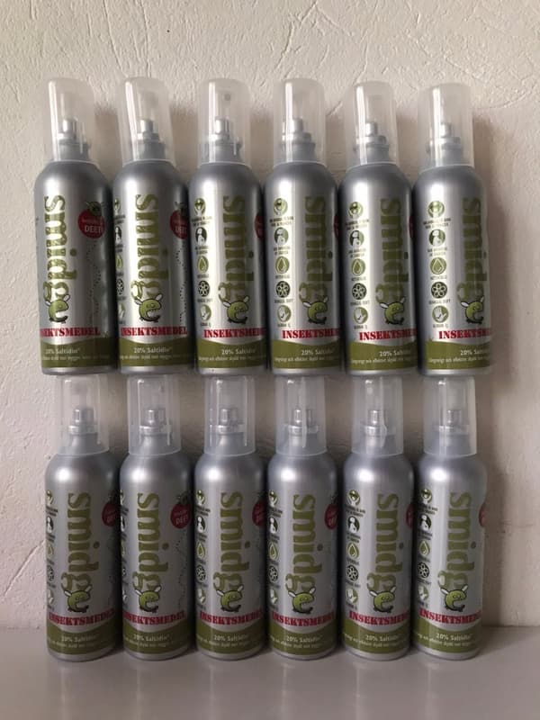 SMIDGE MYGGSPRAY 75 ML 12-PACK (full kartong)