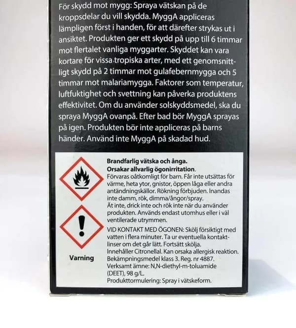 MYGGA SPRAY 75 ML, myggmedel spray