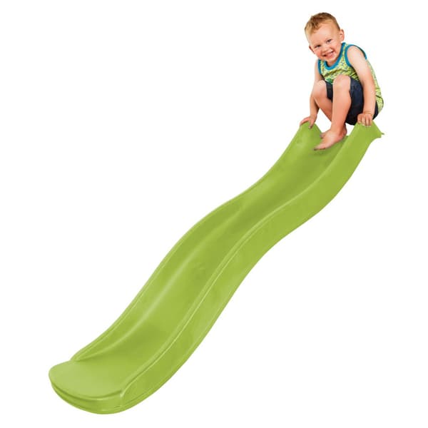 AXI Sky175 Slide med vattenanslutning i Lime Green - 175 cm | förlängningsrutschkana av plast för plattformshöjd 90 cm | förlängningselement för