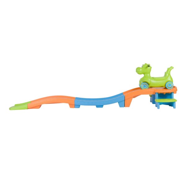 Step2 Dino Dash Up & Down Roller Coaster Lelu Vuoristorata | Lasten vuoristorata, jossa on kulkeva auto | Dino vuoristorata-auto, lasten lelut,