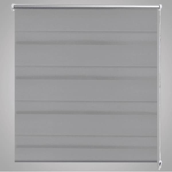 vidaXL Rullgardin Zebra 120 x 175 cm grå