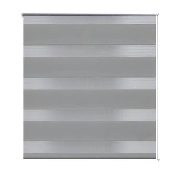 vidaXL Rullgardin Zebra 120 x 175 cm grå