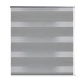 Miniatyrbillede 1 af 2: vidaXL Rullgardin Zebra 120 x 175 cm grå
