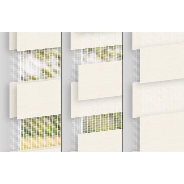 ECD Germany dubbelblind 45 x 150 cm - naturlig - Klemmfix - Duo blinda - utan att borra - med terminala beslutsfattare