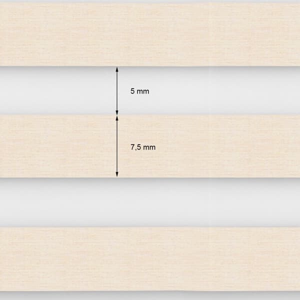 ECD Germany dubbelblind 45 x 150 cm - naturlig - Klemmfix - Duo blinda - utan att borra - med terminala beslutsfattare