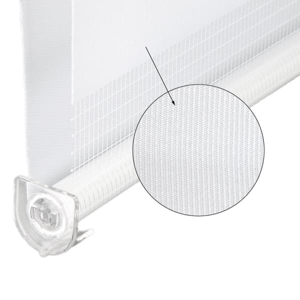 ECD Germany dubbelblind 45 x 150 cm - naturlig - Klemmfix - Duo blinda - utan att borra - med terminala beslutsfattare