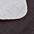 Miniatyrbilde 3 av 4: vidaXL Tosidig vattert sengeteppe beige/brun 220 x 240 cm