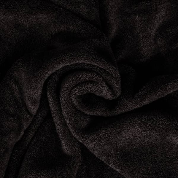 2st filtar med ärmar - 200 x 170 cm, svart