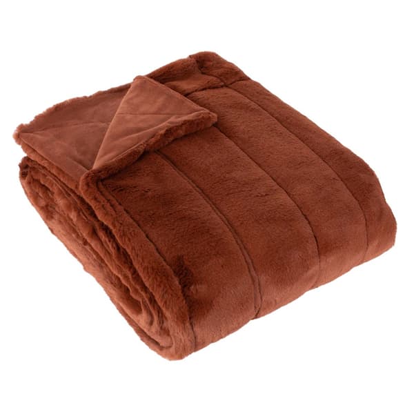 Riva Home Empress Faux Fur Throw