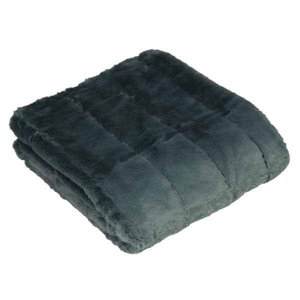 Riva Paoletti Empress Throw Charcoal 140x200cm