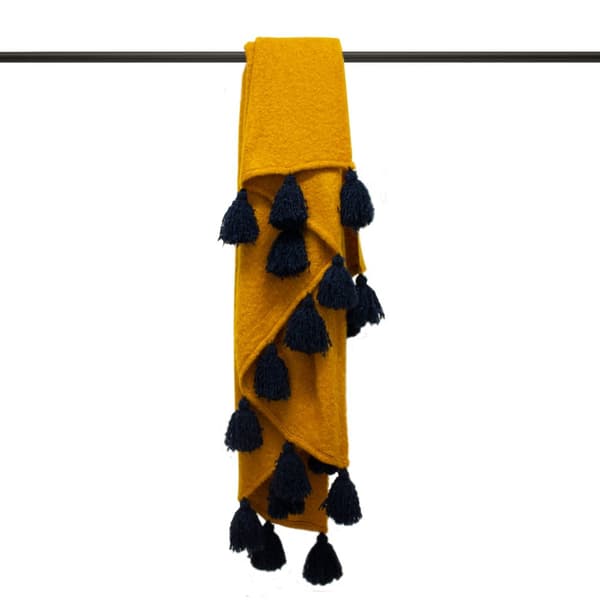 Furn Romily-täcke Gold/Navy One Size