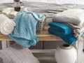 Miniatyrbillede 4 af 7: Tæppe Råhvid 200 x 200 Blødt betræk