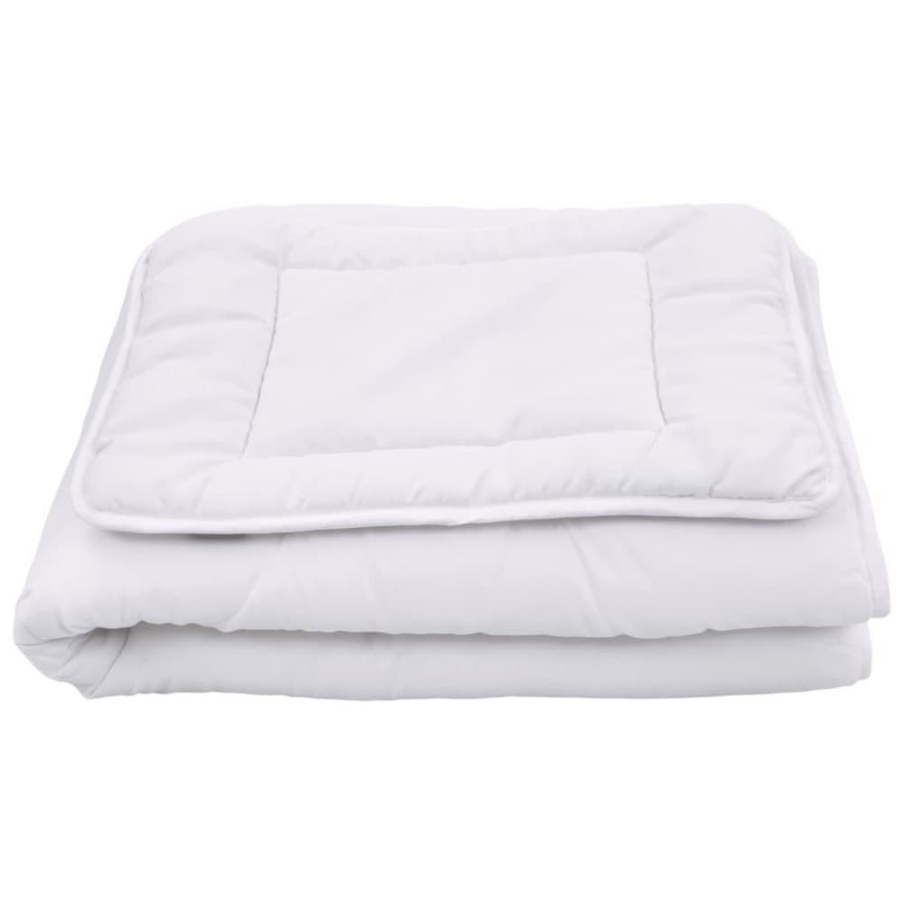 vidaXL Dynesett barn 3 deler hvit 120x150 cm/40x60 cm