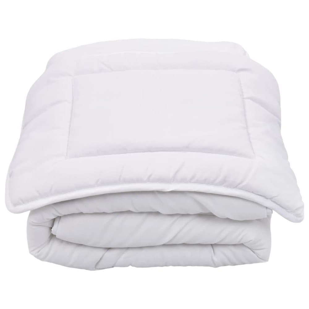 vidaXL Vinterdynesett 2 deler hvit 100x135 cm/40x60 cm