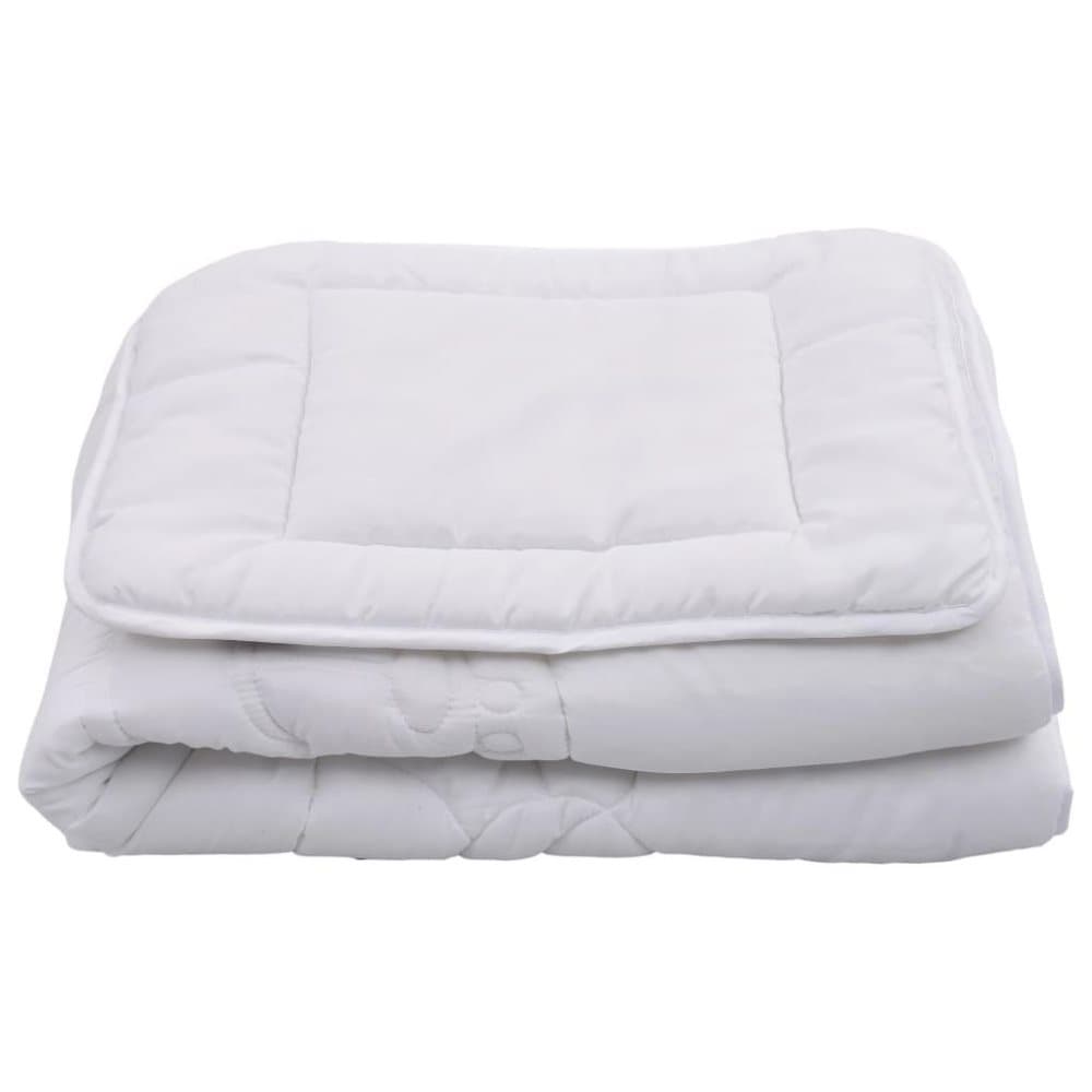 vidaXL Dynesett barn 3 deler hvit 100x135 cm/40x60 cm