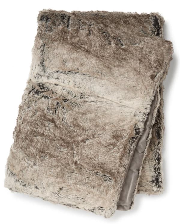 Skinnwille Cozy Pläd - Naturlig Melange