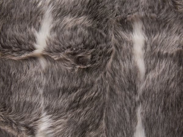 Filt Brun och Vit Akryl 150 x 200 cm Fluffig Rustik Prydnad Vardagsrumsdekoration