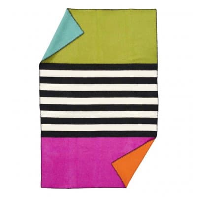 Ullfilt Blanket for life Multi 130x180 cm - Klippan Yllefabrik