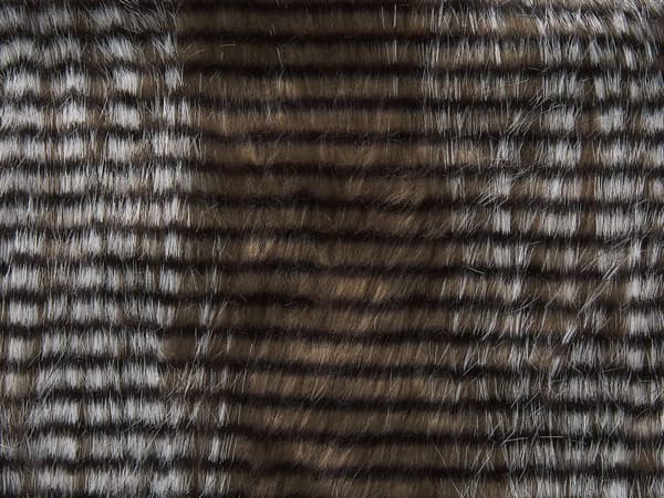 Plaid tæppe brun og hvid akryl 150 x 200 cm Retro dekor Design tilbehør med nem i pleje Rustik Boho