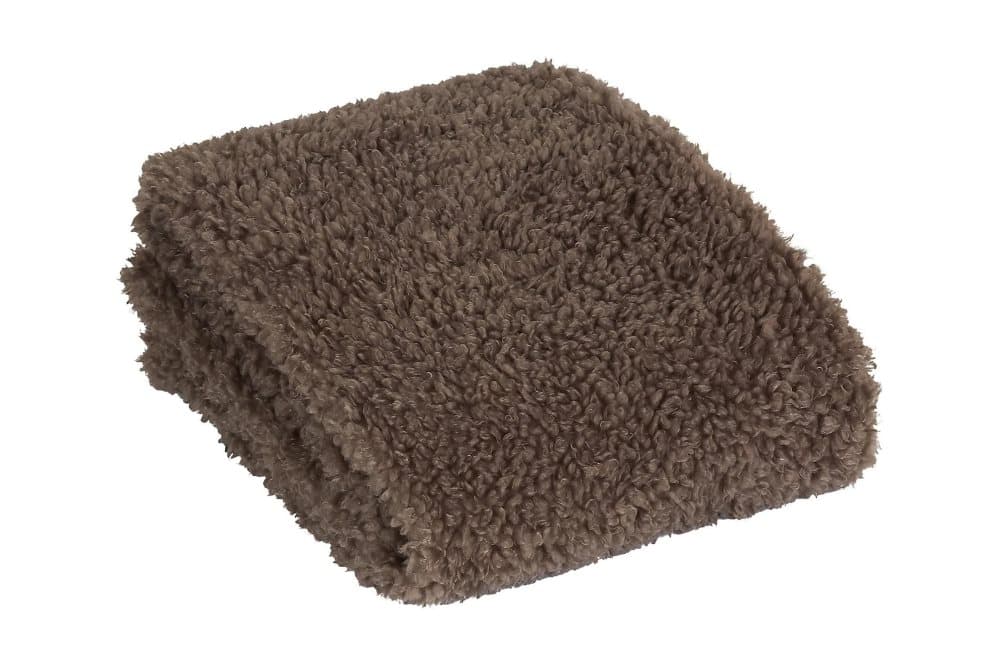 HERBINE Pläd 120x150 Päls Brun