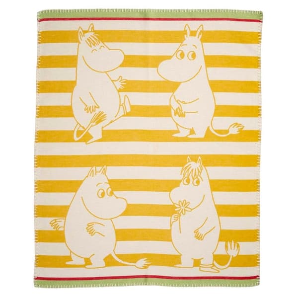 Barnfilt Moomin Gul, Bomull