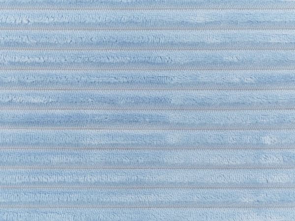 Filt Blå Polyester 150 x 200 cm Ribbad struktur med Pom-Poms Sängkläder