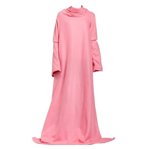SNUGGIE - FILT MED ÄRMAR ROSA