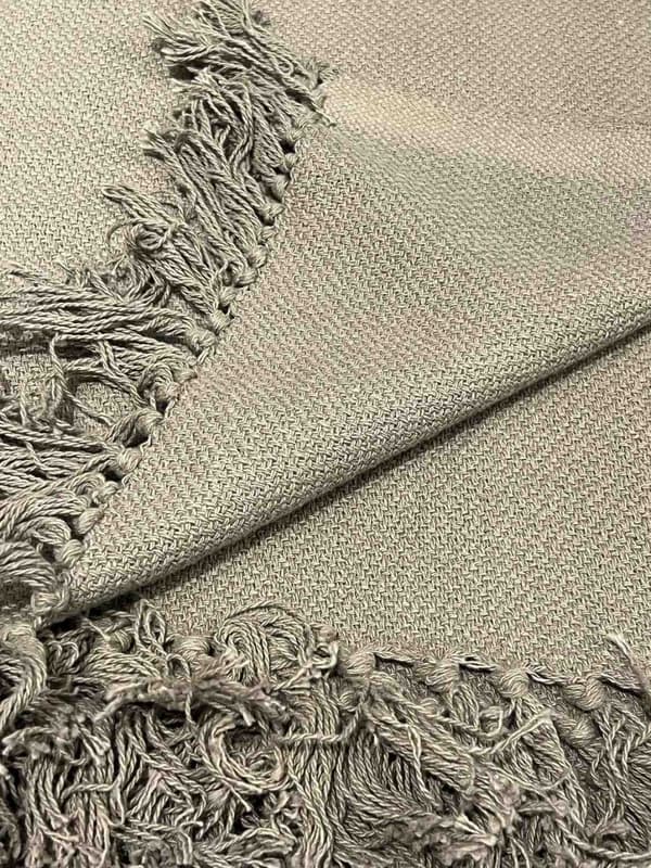 Plaid Greige Chenille 140x170 cm