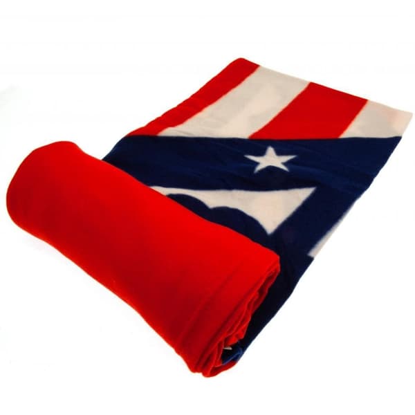Atletico Madrid FC Fleece filt Red/Blue/White 170cm x 130cm