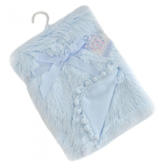 Baby Blanket Pompom Deluxe 75 X 100 Cm