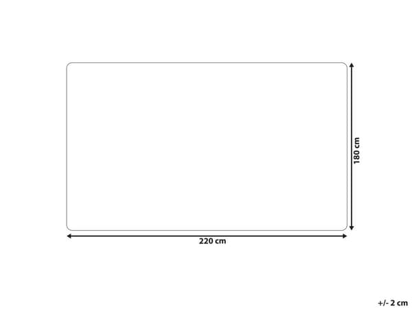 Tæppe i Beige Polyesterstof 180 x 220 cm Moderne Minimalistisk Plaid Fluffet